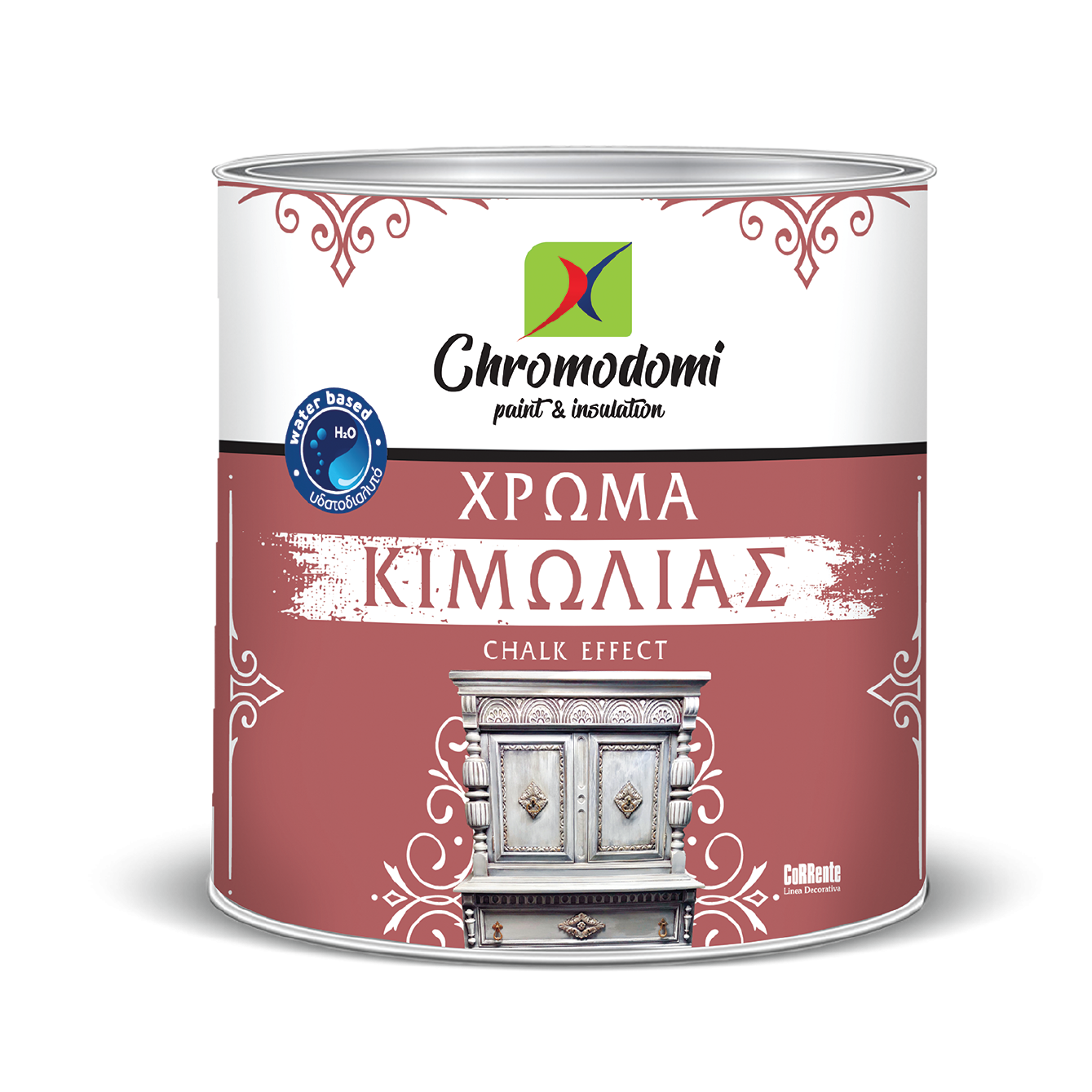 საღებავი დაძველების ეფექტით CHALK PAINT EFFECT (BASE D) 0,75LT — ზეთის საღებავი